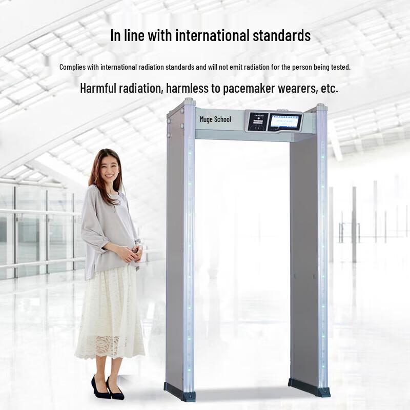 GEPAD GP-600G 18-зонный металлодетектор, рамка безопасности, китайская вилка (адаптер в комплекте)