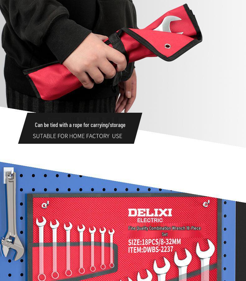 Набор регулируемых трещоточных и рожковых ключей