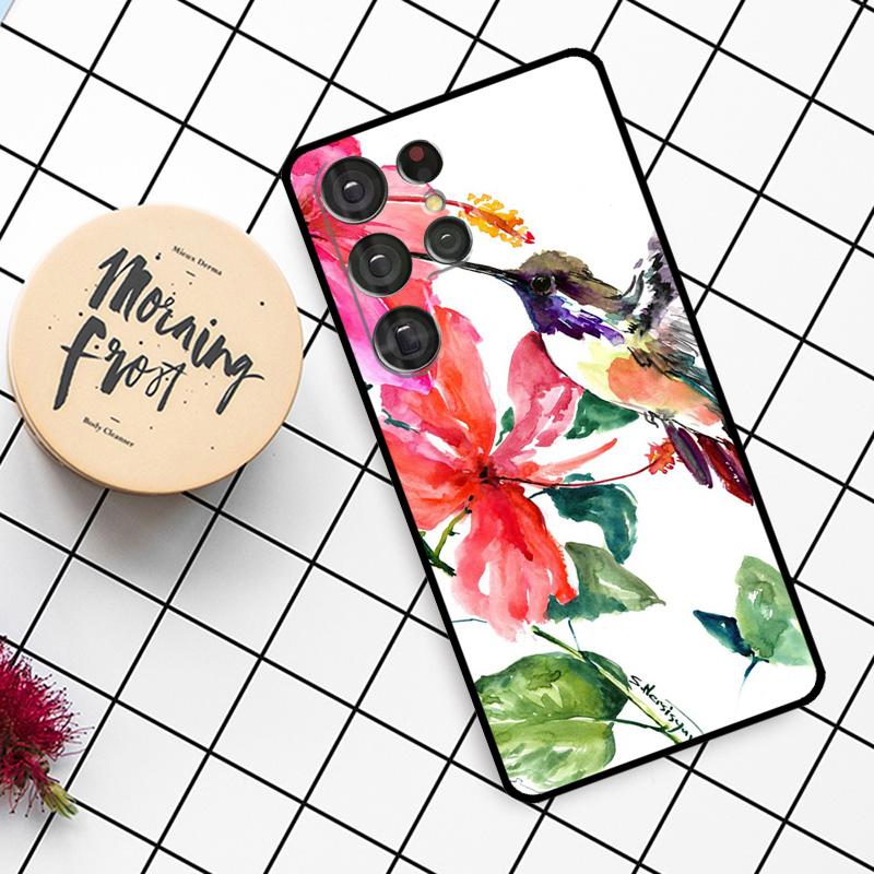 Чехол Колибри для Samsung Galaxy S25 Ultra S23 S22 S21 S20 S24 Ultra S9 S10 Plus S25 FE Чехол для телефона