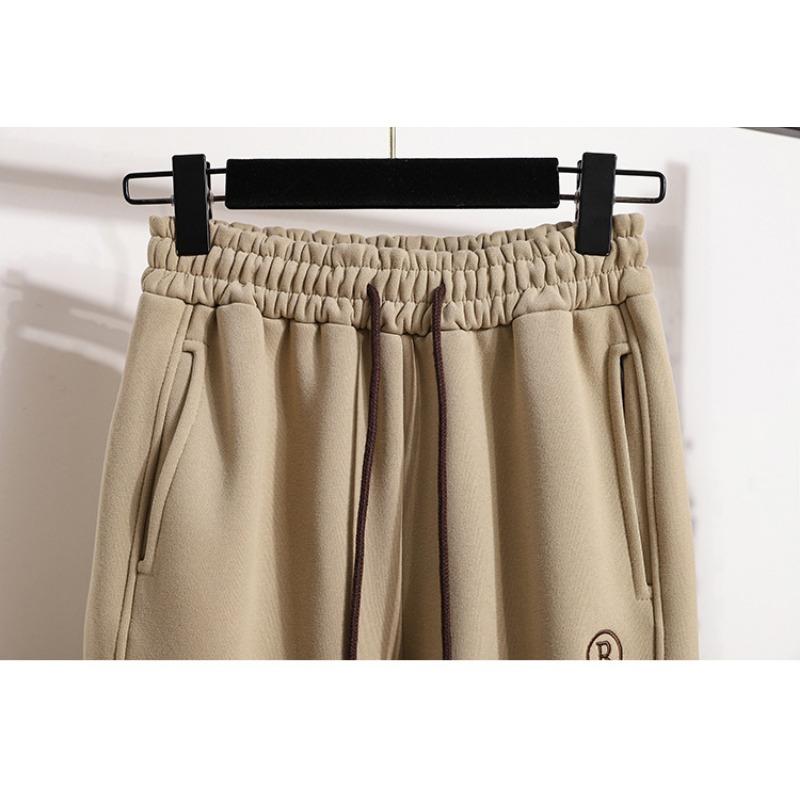 Зимние спортивные штаны Harlan Bunched Feet и флис с вышивкой из плотной ткани