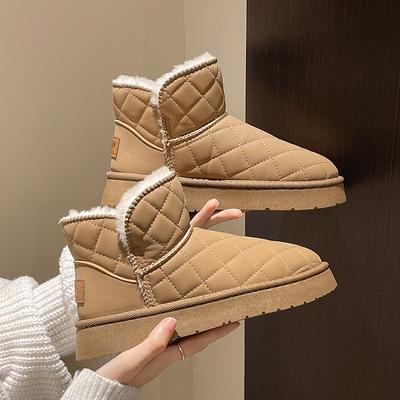 Зимние водонепроницаемые толстые сапоги для снега для женщин