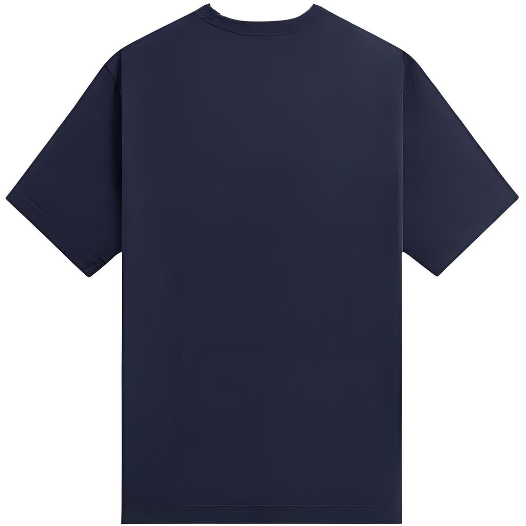 Kith Винтажная футболка Vista с блочным принтом в стиле батик, мужские топы синего цвета KHM032202-438