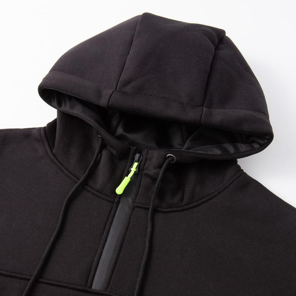Men's Sweatshirt Hoodie Zipper Arm Pocket Cardigan Men's Sports Large Size Casual Hoodie
