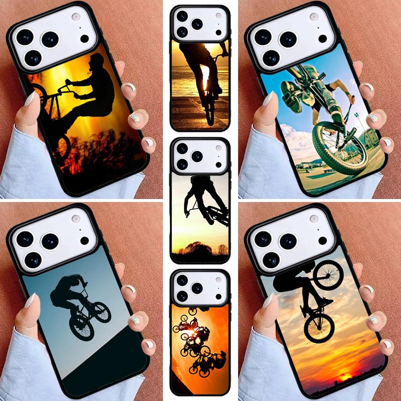 Любовь BMX Велоспорт Спорт Мягкий Чехол для Телефона для iPhone 17ProMax 12 13 14 15 16e 17 Pro Max Plus Air Cover
