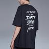 Li Ning X Star Wars Collaboration напечатанный круглый вырез свитер короткий рукав футболка мужские топы черный AHSR407-4