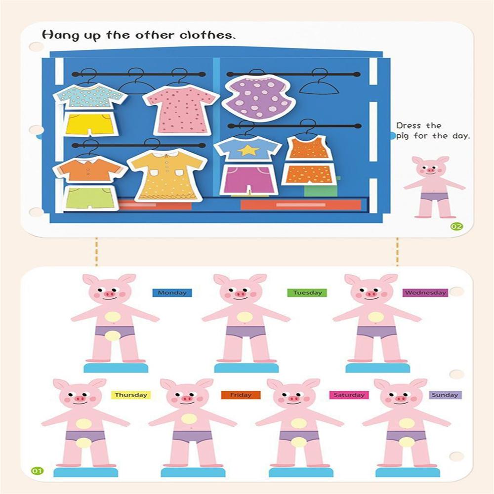 Детская тихая занятая книга Монтессори, детская развивающая игрушка, пастбище, сортировка животных, матчевая игра, детская наклейка, игрушка для ребенка, первая книга, подарок