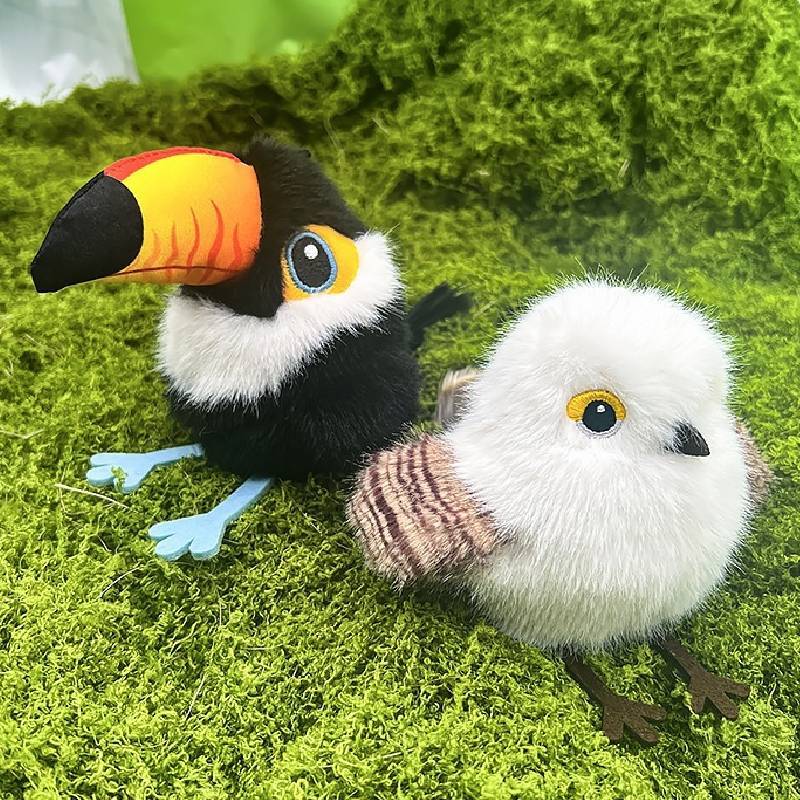 Plush Cat Toy With Bird Sounds For Multicat Homes And Calming Fun