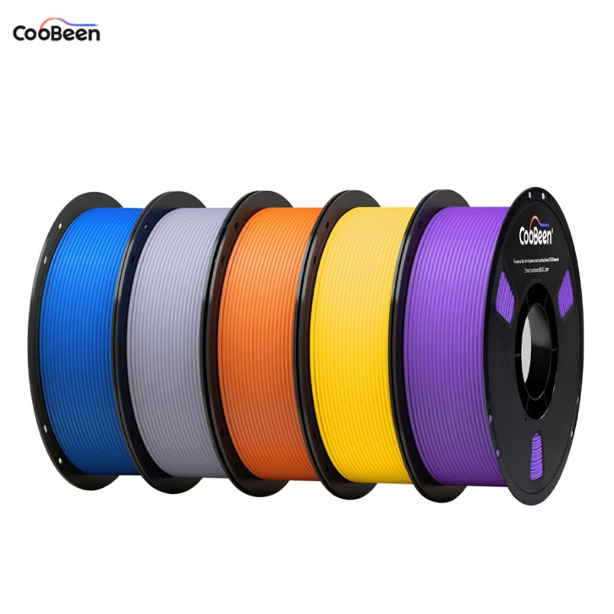 CooBeen PLA+ Высокопрочный Филамент для 3D-принтера 1,75 мм Катушка 1 кг Экологичный Биоразлагаемый PLA Пульс Филамент Прямо с Фабрики
