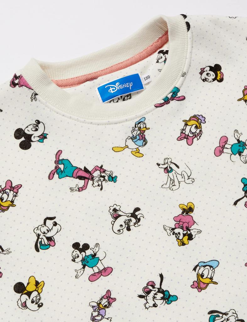 Пижамный комплект для девочек, махровый, с длинным рукавом, домашняя одежда 15110800300130 130 [Disney] Т-костюм