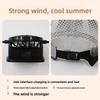 Summer Unisex Solar-Powered Baseball Cap Fan Outdoor Mesh Sunshade Adjustable Sport Chargeable Pleasantly Cool Hat
