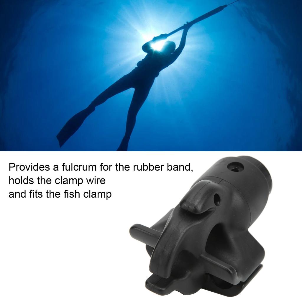 Аксессуары для дайвинга с двойными отверстиями, подводная охота, головка для арбалета, надульник для подводной охоты на рыбу