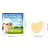 10pcs Jelly Sunscreen Cheek Patches - Targeted UV Protection, Hydrating, For Outdoor Sports & Makeup Areas