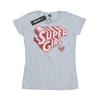 DC Comics Womens/Ladies Supergirl Retro Logo Cotton T-Shirt