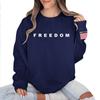 Women's Colorblock Sweatshirt Long Sleeve Round Neck Casual Comfortable Loose Lightweight Women's Sweatshirtt