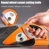 Многоцелевой нож с вращающимся лезвием 45 мм — большая ручка, прочное основание для резки ковров, линолеума, ткани и бумаги со сменным лезвием