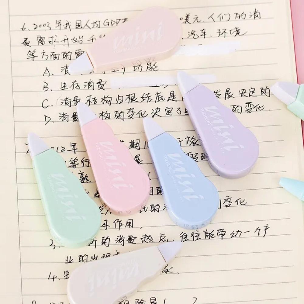 6Pcs/Set Alter Modification Tape Not Easily Broken White Out Corrector Too Student Stationery