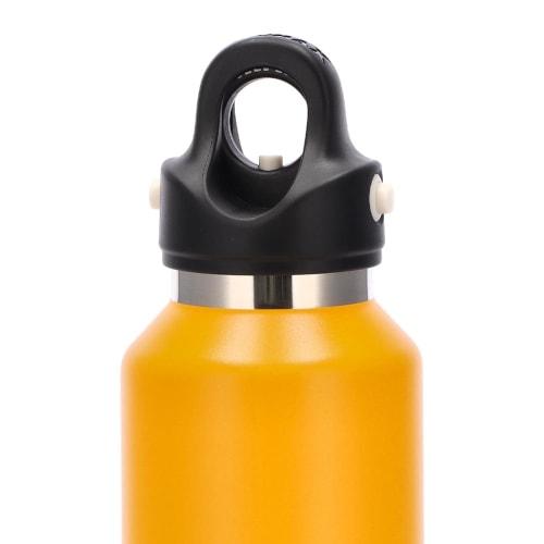 RevoMax V3 Vacuum Insulated Flask DWF-12137B, Lemon Yellow, 355mL Slim, One-Touch Operation, Keeps Drinks Hot or Cold, Perfect for Carbonating