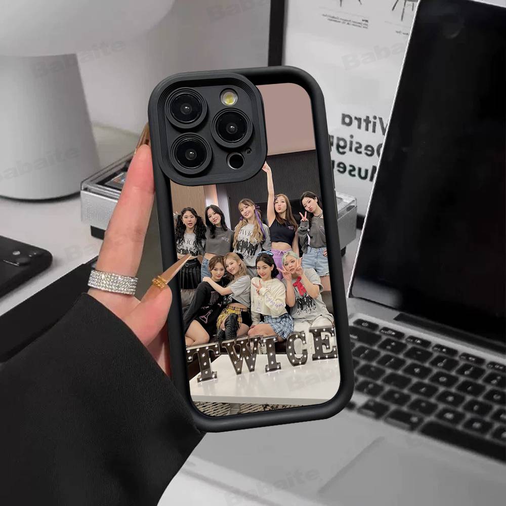 Kpop T-TwiceS Phone Case For Iphone 17 16 Pro Max 15 14 13 12 11 Plus Cover Soft TPU