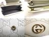 Authentic GUCCI Interlocking G Off White Leather Bifold Long Flap Wallet #706  Open box