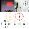 DIY Luminous Stickers Wall Decor Wall Clock Digital Clock 3D