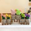 Креативная кукла-гиацинт, растение, украшение, плюшевая, забавная, имитация, кактус в горшке, офис, дом, тряпичная кукла