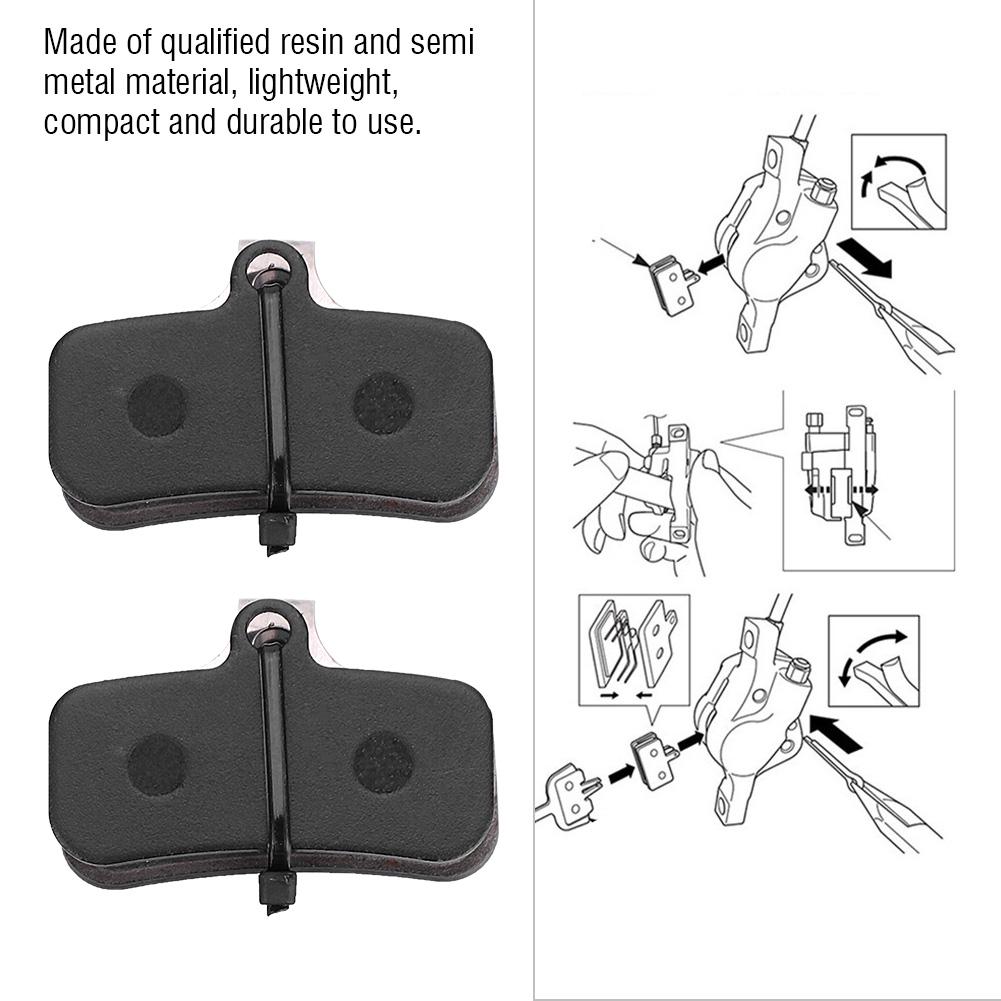 4 Pairs Resin, Disc Brake Pads Bike saint brake pads Semi Metal disc m810 Parts Pad Set