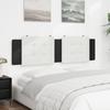 VidaXL Coussin de Tête de Lit, Oreiller Rembourré de Tête de Lit, Accessoire de Lit de Chambre à Coucher Intérieur, Blanc et 374878