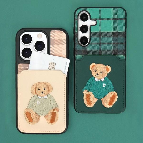 Классический чехол для хранения карт с вышивкой Design Skin