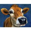 Алмазная картина с изображением коровы, полная квадратная/круглая вышивка крестиком, мозаика, домашний декор с животными, подарок ручной работы, алмазное искусство