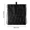 Mesh Bag Portable Drawstring Storage Backpack Heavy-Duty Sport Equipment Storage Bag for Beaching