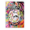 New Graffiti art abstract figure canvas painting street culture wall art women color poster office living room home decoration mural No Frame