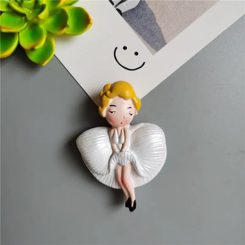 Kawaii Heart Flower Греция Heat Tiger Магнит на холодильник Хэллоуин Lip Shap Милая наклейка Магнитный домашний декор Подарки для детей Mun