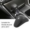Для Honda Accord 2013 2014 2015 2016 2017 ABS Углеродное волокно Автомобильная Ручка Переключения Передач Накладка На Ручку Селектора Накладка На Ручку Ручного Тормоза Наклейка