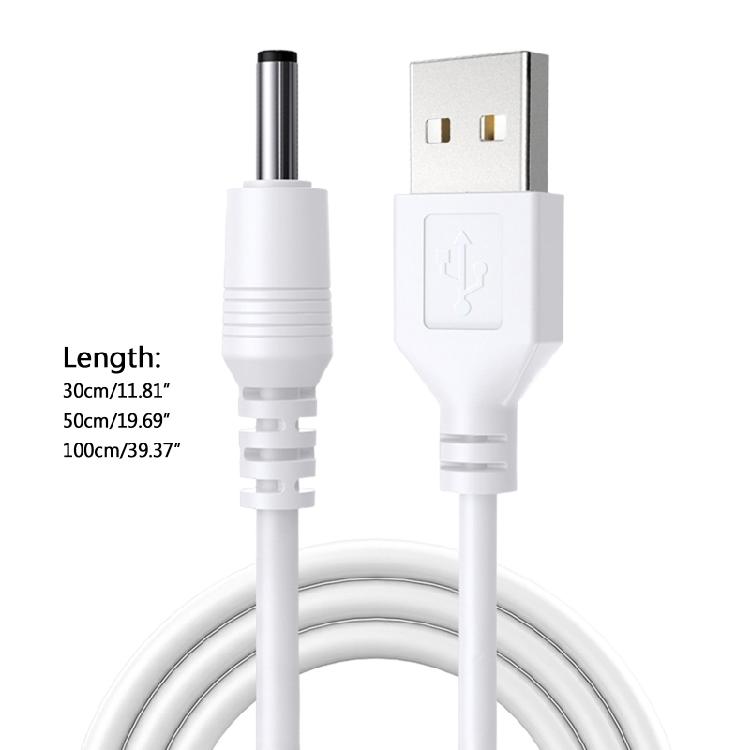 Преобразователь питания USB Type-A Male в DC Power Male Plug Jack 3,5 мм x 1,35 мм