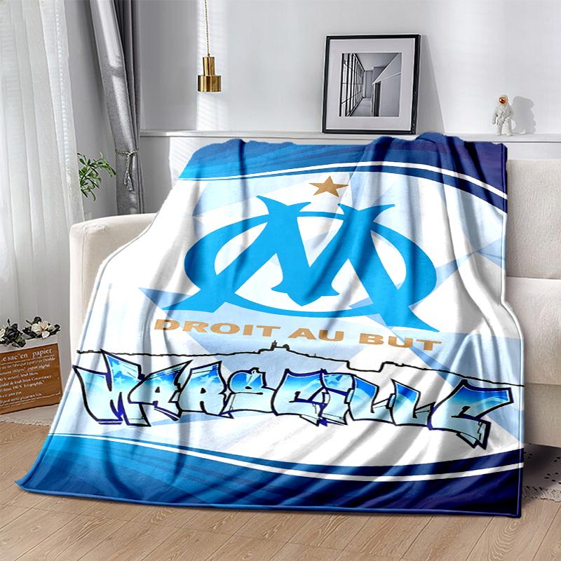 Marseilles Flannel Blanket Soft All-Season Throw, Design for Camping, Car Travel, Hiking Sofa, Bed, Office Perfect Gift for Parties