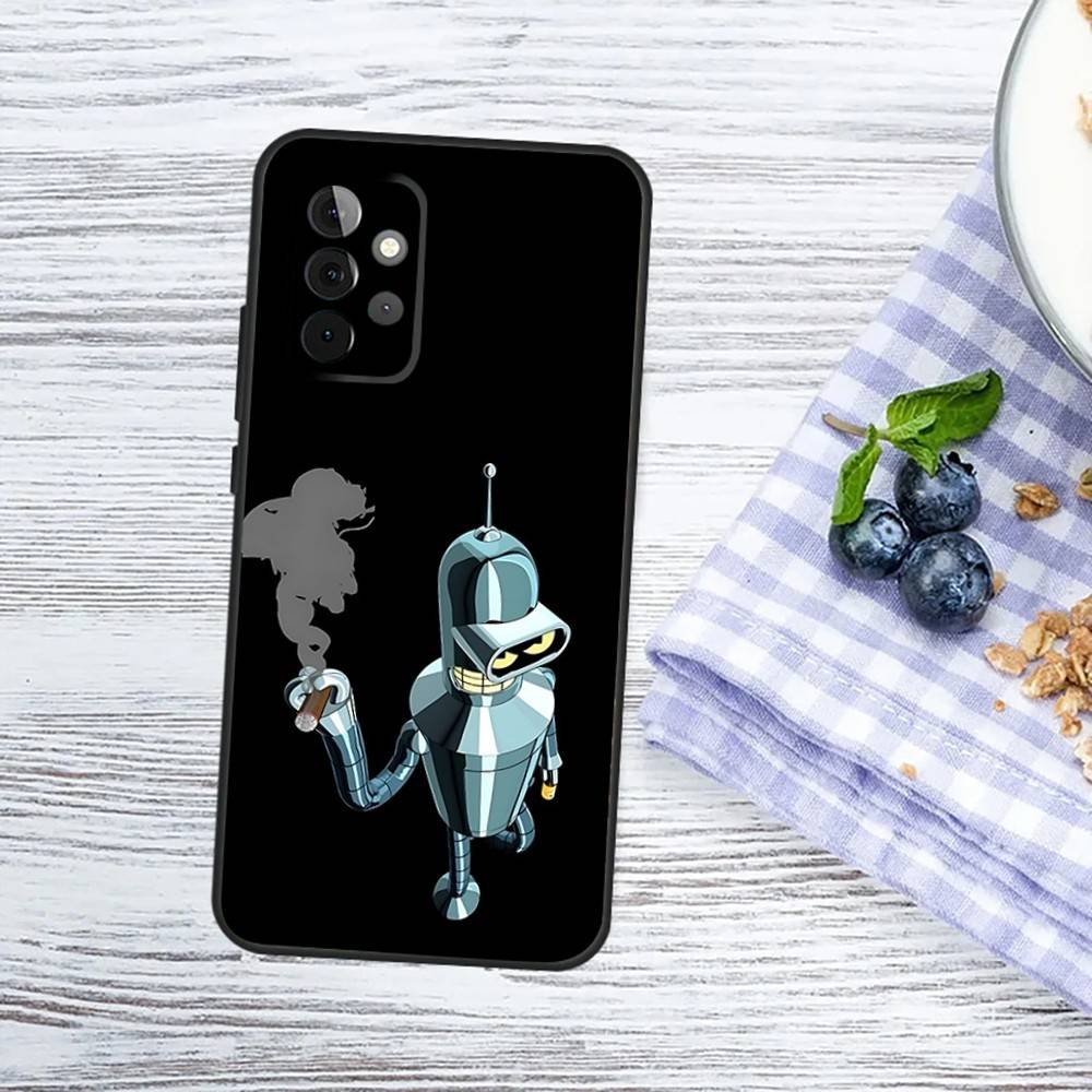 F-Futurama Funny B-Bender Phone Case For Samsung Galaxy A13,A21s,A22,A31,A32,A52,A53,A71,A80,A91 Soft Black Phone Cover