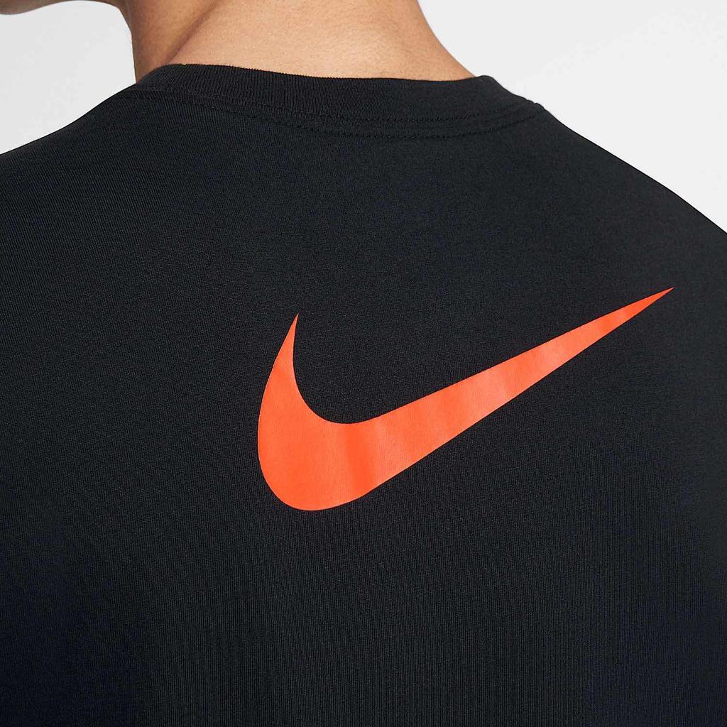 Nike Серия «Спортивный образ жизни» Высокоэффективная баскетбольная футболка с круглым вырезом, дышащая, модная, спортивная, с коротким рукавом, мужские топы, черная CI9084-010