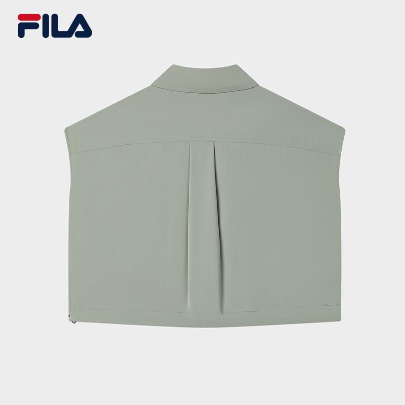 Fila Женский модный повседневный свободный короткий вязаный жилет