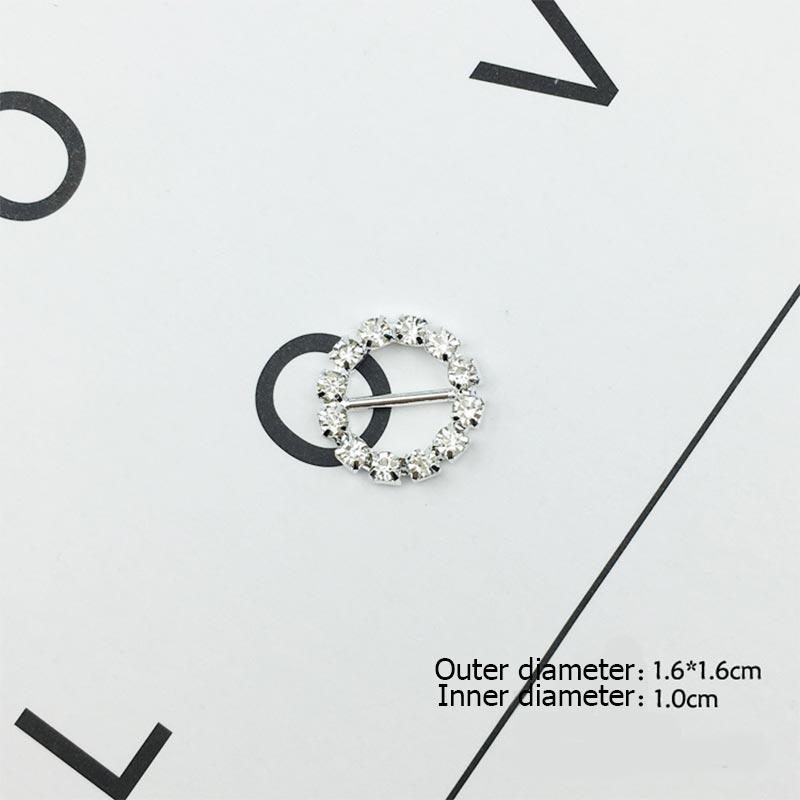 Fashion 10PCS/Set Hairband Making Hot Sale Girls Hair Accessories Card Decoration Women Rhinestone Buckles DIY Popular Wedding Metal