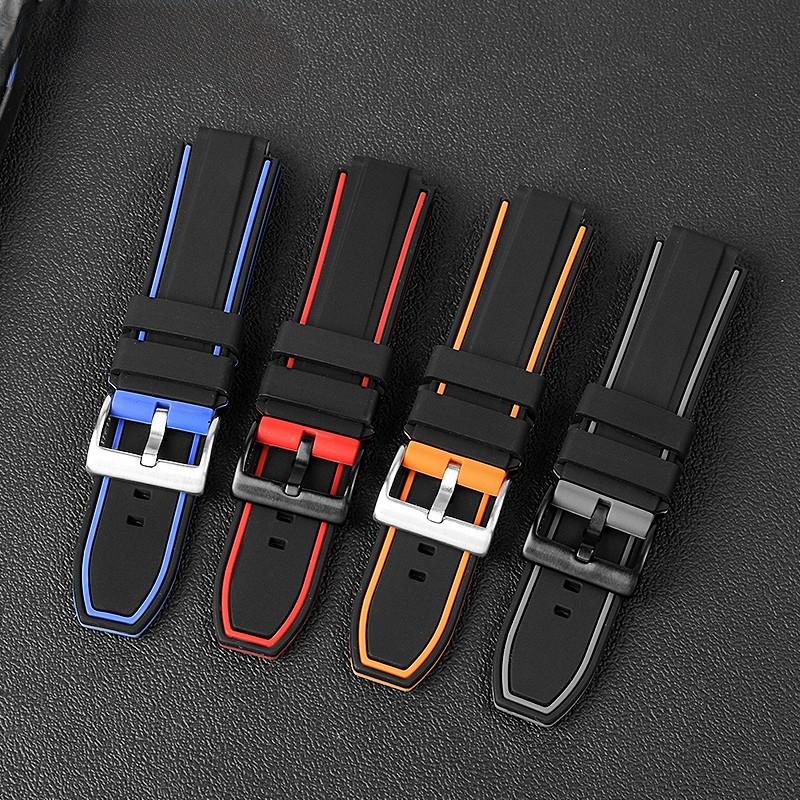 Силиконовый ремешок Для Timex E-tide Compass T2n720 T2n721 Tw2t76300 Tw2t76500 T45601 Резиновый мужской ремешок для часов Спортивный ремешок бесплатный инструмент