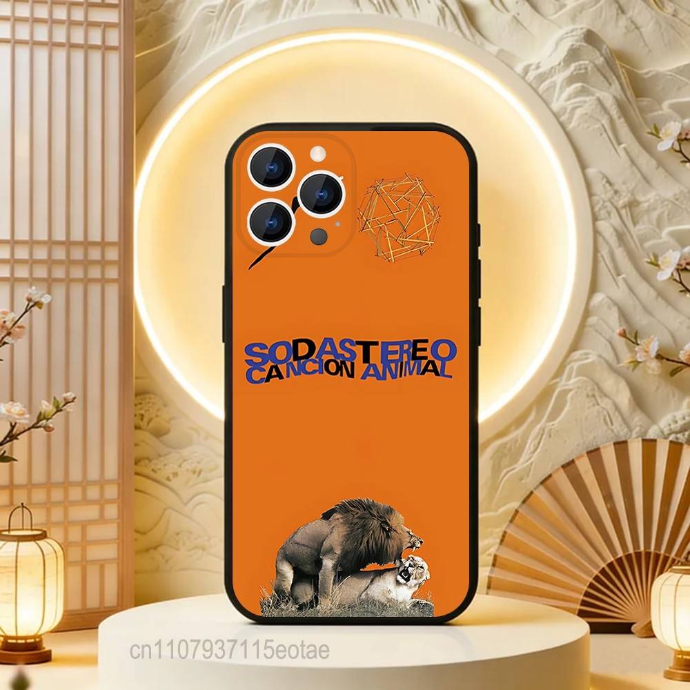 Чехол для телефона Rock Band S-Soda S-Stereo, силиконовый, мягкий, для iPhone 16, 17, 15, 11, 13, 12, 14, Mini, Pro, Max, Plus, Air, E, черный
