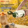 SIMELO 1,5 л Термобутылка с трубочкой из нержавеющей стали 316L
