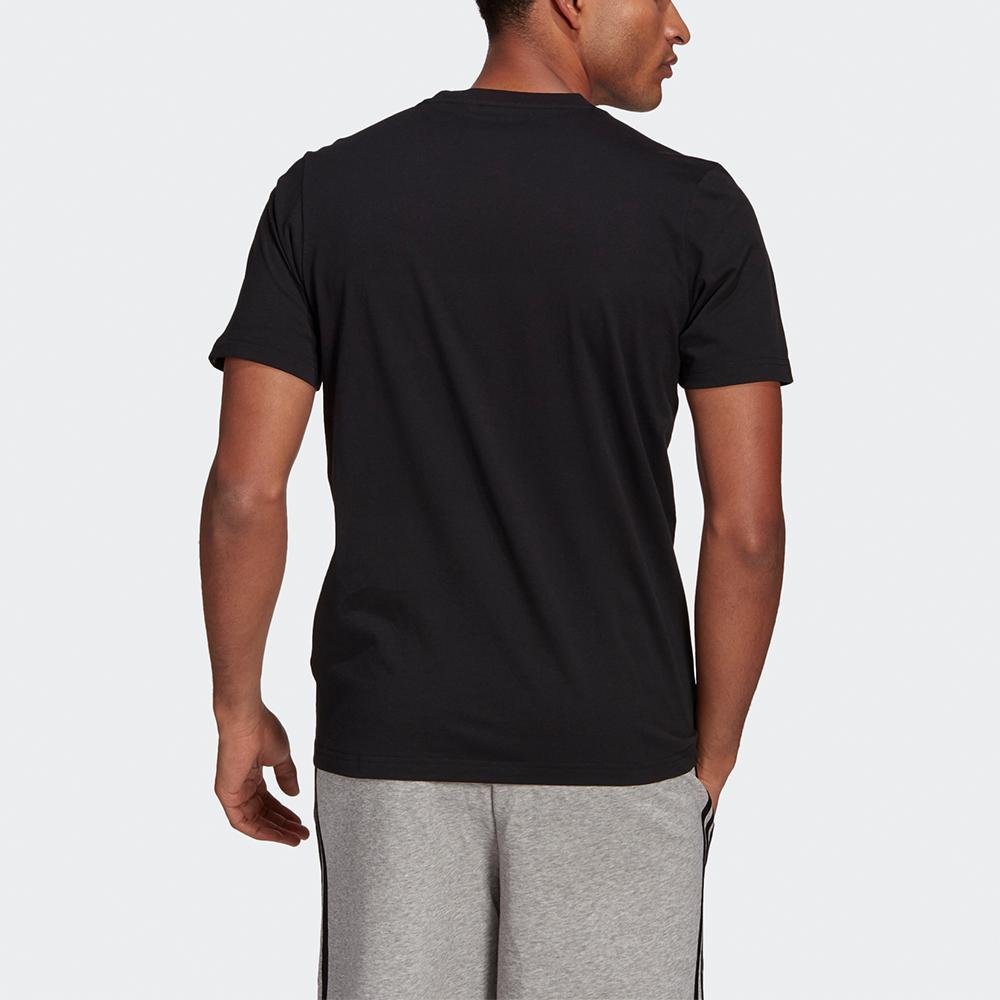 adidas Мужская футболка Extmo Pff с буквенным логотипом, черная GL2399