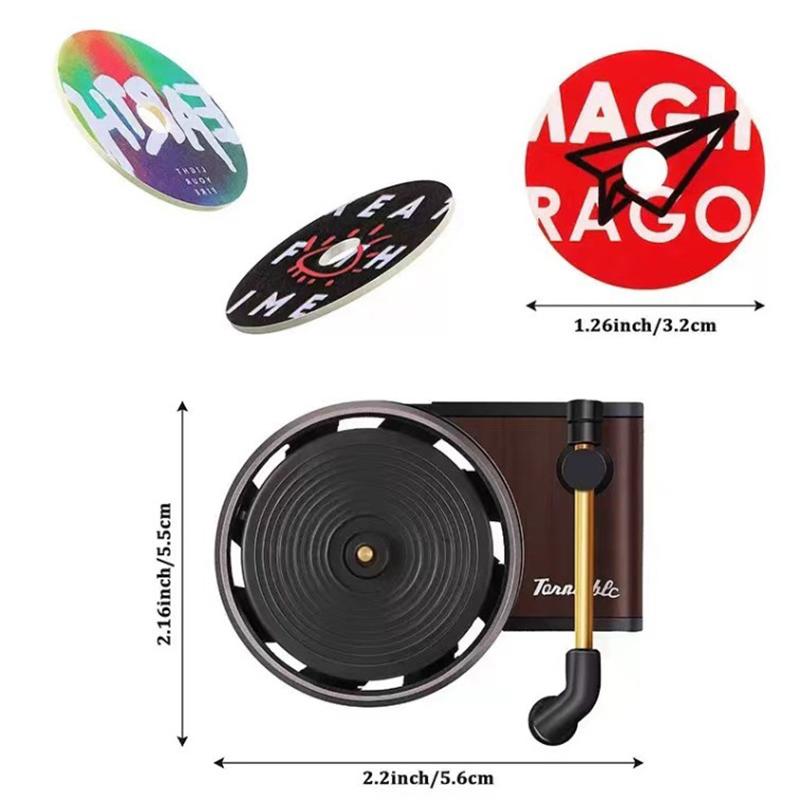 Car Air Freshener Car Fragrance Diffusers Clips In Retro Style Record Player Design Air Fresheners Clip Perfume
