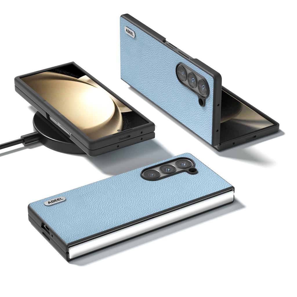 For Samsung Galaxy Z Fold6 5G Case Litchi Texture Non-Slip Phone Cover