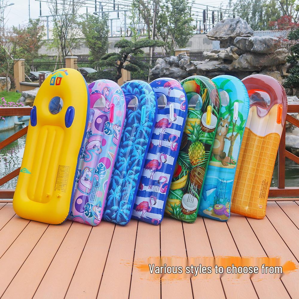 Детская утолщенная надувная доска для серфинга из ПВХ для активного отдыха на воде