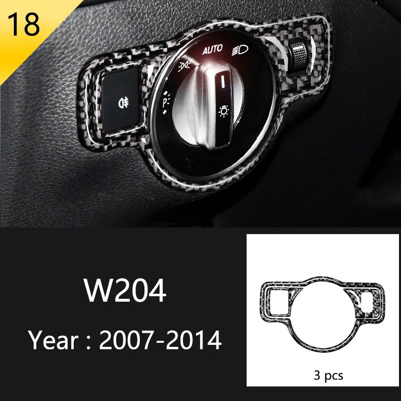 Для Mercedes Benz C Class W204 C180 C200 C260 автомобильная панель окна двери из углеродного волокна полоса защитная отделка наклейка аксессуары