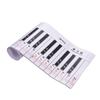 Fingering Version Piano Keyboard Practice Chart Sheet 88 Keys Notes + Stave