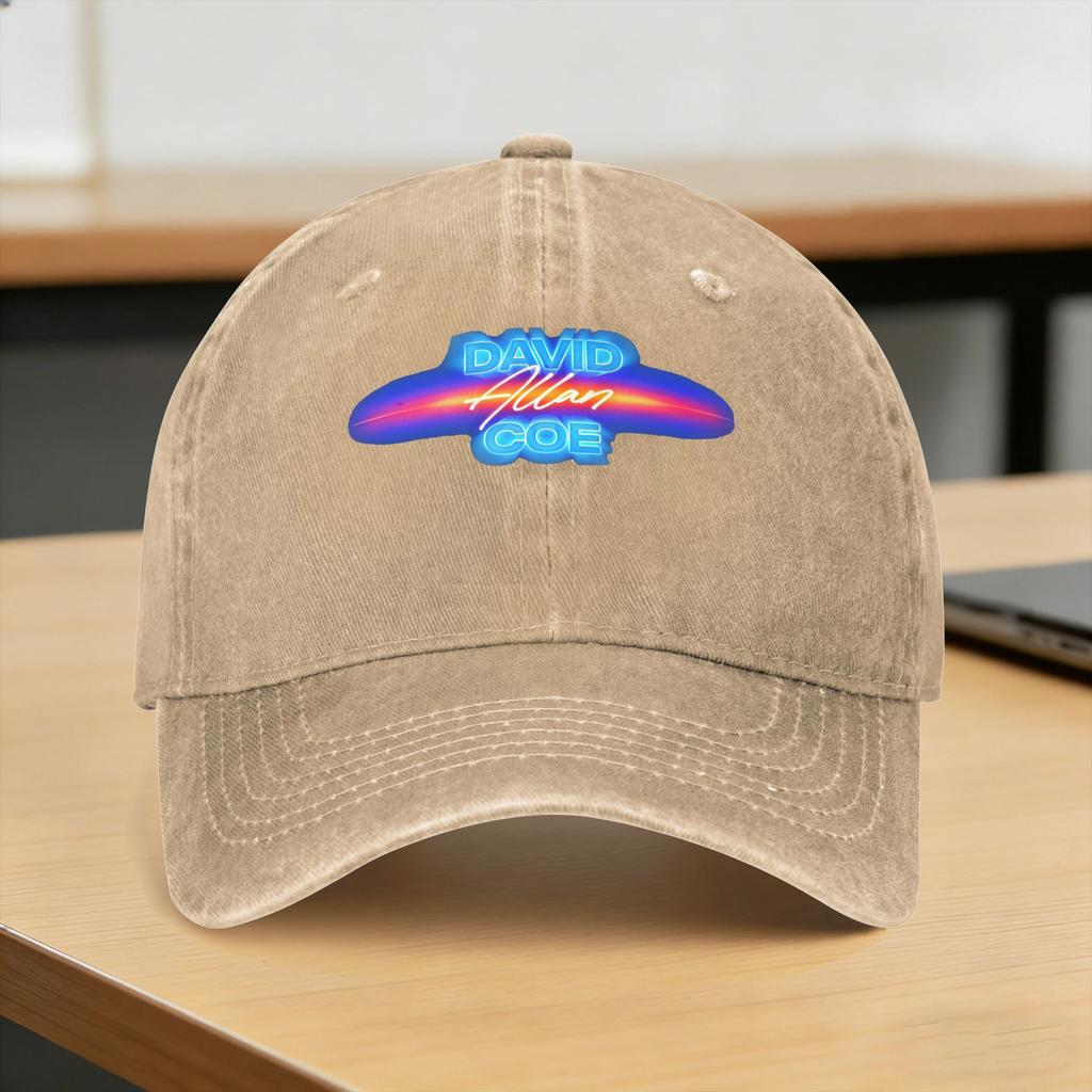 Washed Baseball Cap David Allan Coe Summer Trucker Hat For Couple Women  Streetwear Hunting Camping Sun Baseball Caps