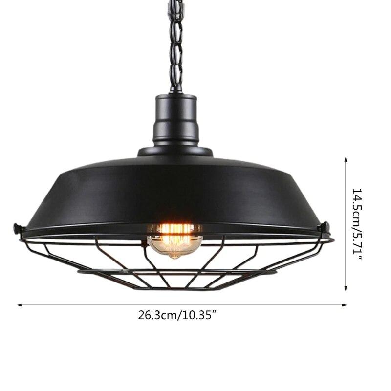 Style Vintage Pendant Light Industrial Retro Iron Hanging Ceiling Lamps E27 Chandelier for Restaurant Bar